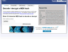 Tablet Screenshot of md5.web-max.ca